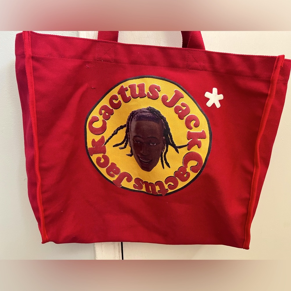 Travis Scott Cactus Jack x McDonalds canvas tote bag